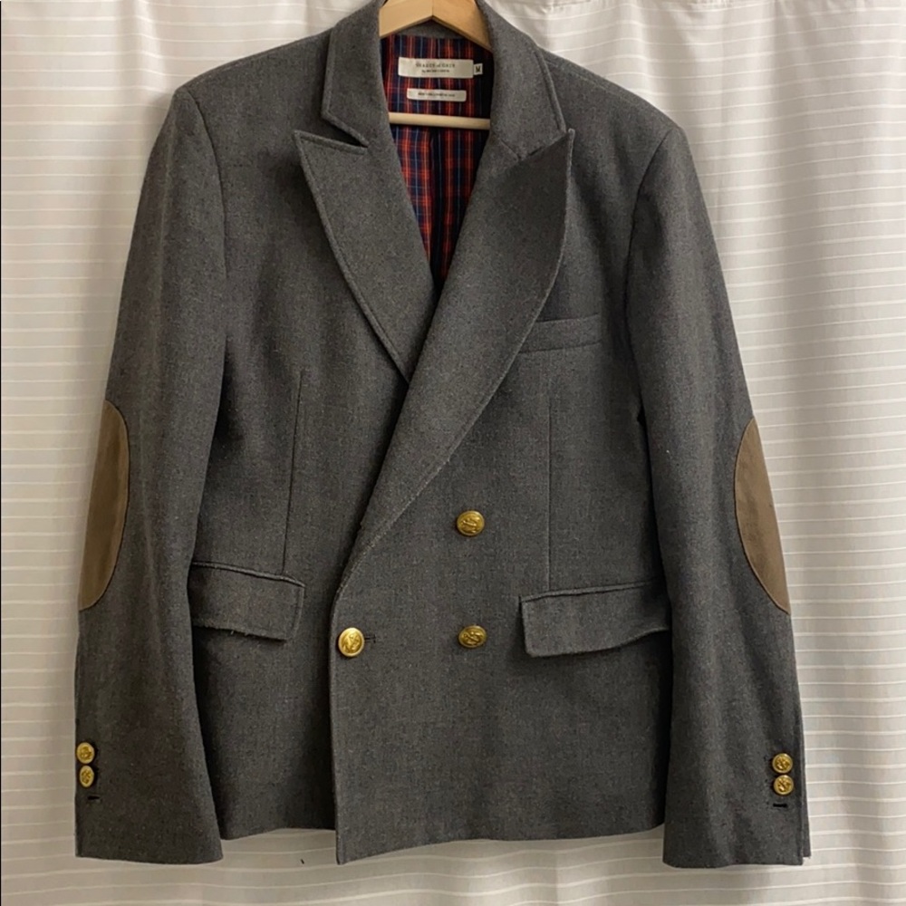 Shades of Grey pea coat blazer